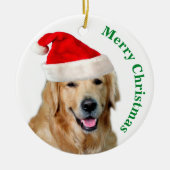 Golden Retriever Keramisch Ornament (Voorkant)