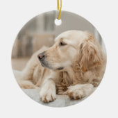 Golden Retriever Keramisch Ornament (Voorkant)