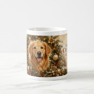 Golden Retriever Kerst Mok Golden Kerstmis