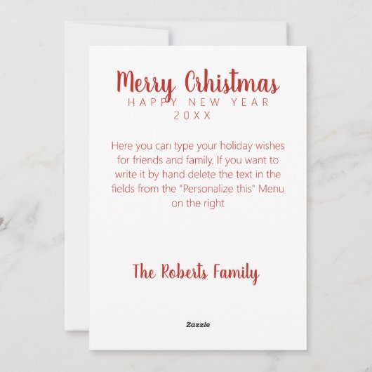 Golden Retriever Kerstbal Mouth Funny Feestdagenkaart (Achterkant)