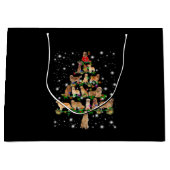 Golden Retriever kerstboom, afgedekt door Flash Groot Cadeauzakje (Voorkant)