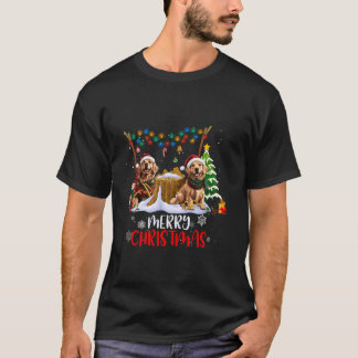 Golden Retriever Kerstboom Decoraties Hond Lo T-shirt