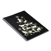 Golden Retriever kerstboom - eigenaar van de brood Notitieboek (Rechterzijde)