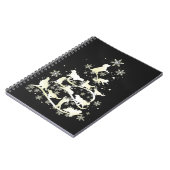 Golden Retriever kerstboom - eigenaar van de brood Notitieboek (Linkerzijde)