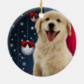 Golden Retriever Kerstboom Ornamenten (Achterkant)