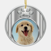 Golden Retriever Kerstboom Ornamenten (Voorkant)