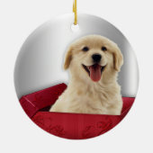 Golden Retriever Kerstboom Ornamenten (Achterkant)