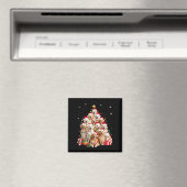 Golden Retriever kerstboomversier Xma Magneet (Insitu (Vaatwasser))