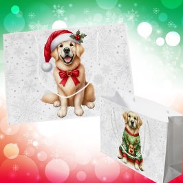 Golden Retriever kerstcadeau Groot Cadeauzakje