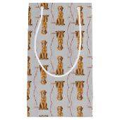 Golden Retriever kerstcadeau Klein Cadeauzakje (Voorkant)