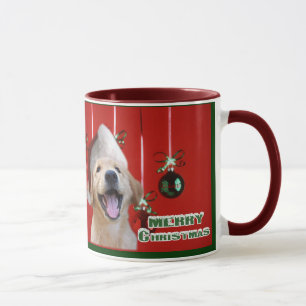 Golden Retriever kerstcadeaus voor Kaarten Mok