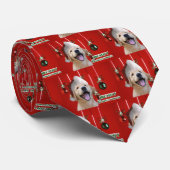 Golden Retriever kerstcadeaus voor Kaarten Stropdas (Opgerold)
