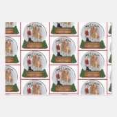 Golden Retriever kerstcadeautjes Inpakpapier Vel (Voorkant 2)