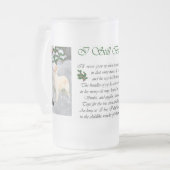 Golden Retriever kerstcadeautjes Matglas Bierpul (Voorkant links)