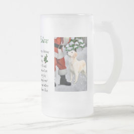 Golden Retriever kerstcadeautjes Matglas Bierpul