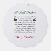 Golden Retriever kerstcadeautjes Ornament Kaart (Achterkant)