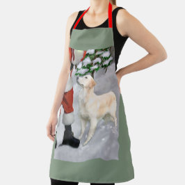Golden Retriever kerstcadeautjes Schort