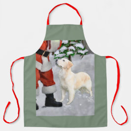Golden Retriever kerstcadeautjes Schort