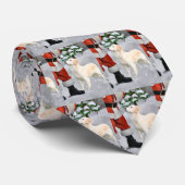 Golden Retriever kerstcadeautjes Stropdas (Opgerold)