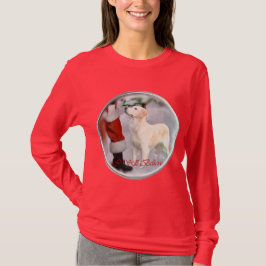 Golden Retriever kerstcadeautjes T-shirt