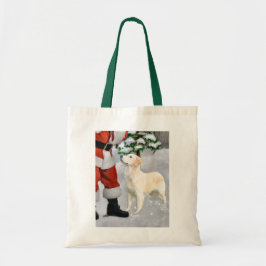Golden Retriever kerstcadeautjes Tote Bag