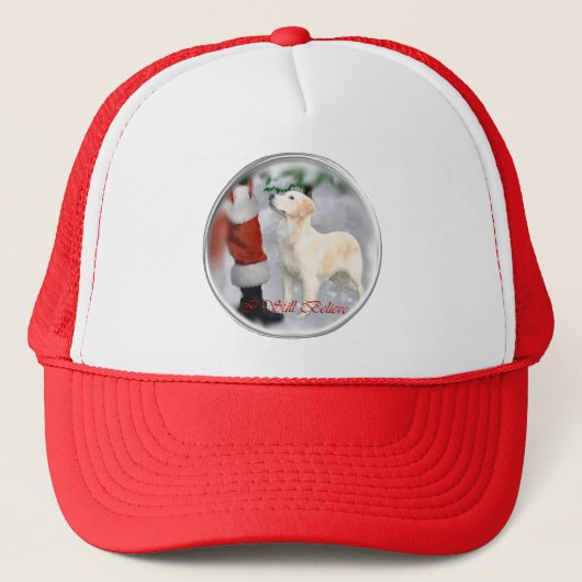Golden Retriever kerstcadeautjes Trucker Pet (Voorkant)