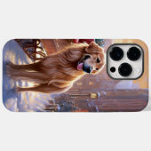 Golden Retriever Kerstfeest Seizoen Case-Mate iPhone Case (Achterkant (horizontaal))
