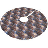 Golden Retriever Kerstfeest Seizoen Kerstboom Rok (Gekanteld)