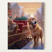 Golden Retriever Kerstfeest Seizoen Planner (Achterkant)