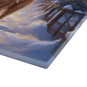 Golden Retriever Kerstfeest Seizoen Snijplank (Hoek)