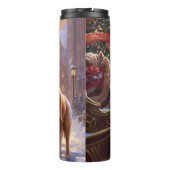 Golden Retriever Kerstfeest Seizoen Thermosbeker (Achterkant)