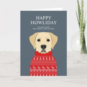 Golden Retriever kerstfeestkaart Feestdagen Kaart