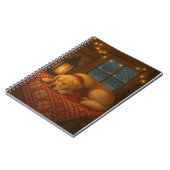 Golden Retriever kerstkaart Notitieboek (Linkerzijde)