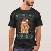 Golden Retriever kerstkerstkerstman - Ugly Swe T-shirt (Voorkant)