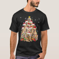 Golden Retriever kerstlampboom