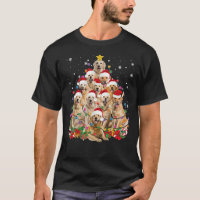 Golden Retriever kerstlampboom