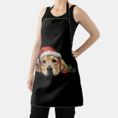 Golden Retriever Kerstman Hoed Hond Kerstmis Schort (Insitu)