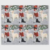 Golden Retriever Kerstmis Cadeaupapier (Vlak)