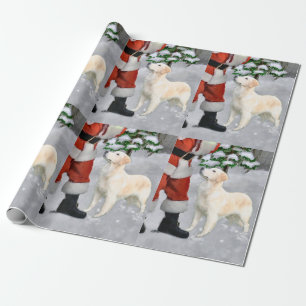 Golden Retriever Kerstmis Cadeaupapier
