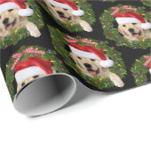 Golden Retriever Kerstmis Cadeaupapier (Rol Hoek)