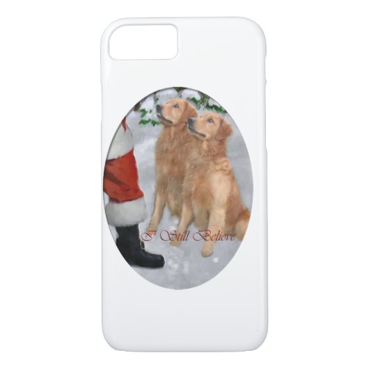 Golden Retriever Kerstmis Case-Mate iPhone Case (Achterkant)