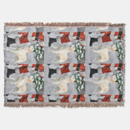 Golden Retriever Kerstmis Deken