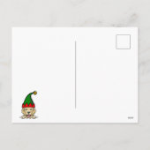 Golden Retriever Kerstmis Feestdagenkaart (Achterkant)