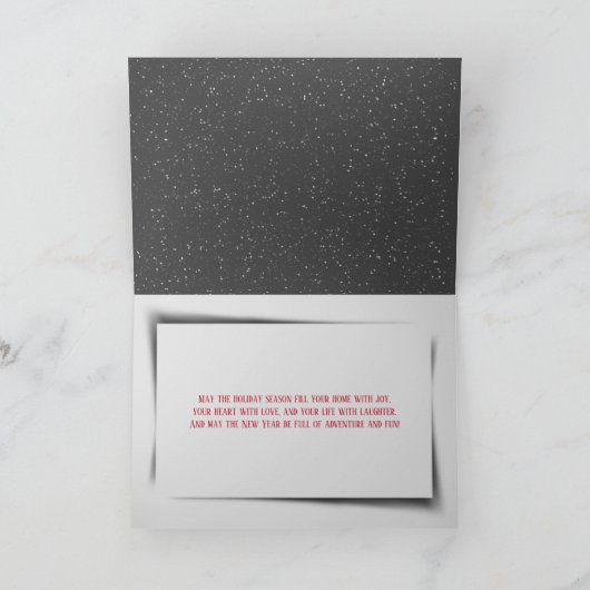 Golden Retriever Kerstmis in het lijst van touw Feestdagen Kaart (Binnen)