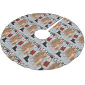 Golden Retriever Kerstmis Kerstboom Rok (Gekanteld)