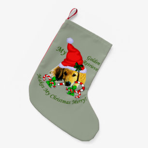 Golden Retriever Kerstmis Kleine Kerstsok
