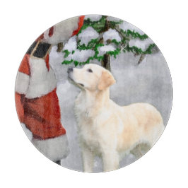 Golden Retriever Kerstmis Snijplank