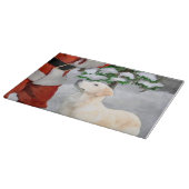 Golden Retriever Kerstmis Snijplank (Hoek)
