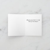 Golden Retriever Kerstmiskraam Feestdagen Kaart (Binnen)