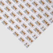 Golden Retriever kerstpapier Tissuepapier (Detail)